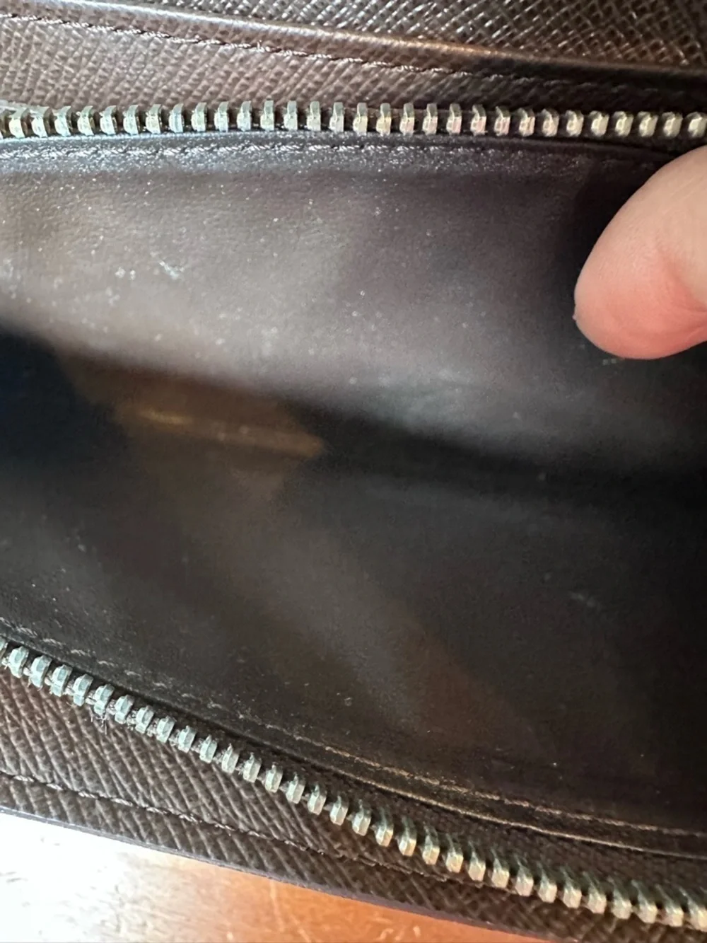 Louis Vuitton Damier Ebene Sarah Wallet